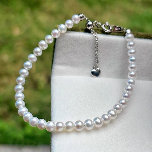 3-4mm Mini High Luster Pearl Beaded Bracelet